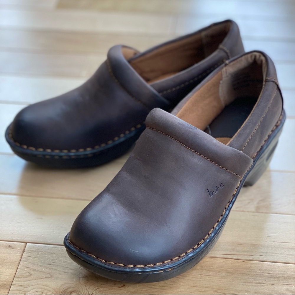 B.O.C. Leather Clogs NIB US 6.5 EU 37